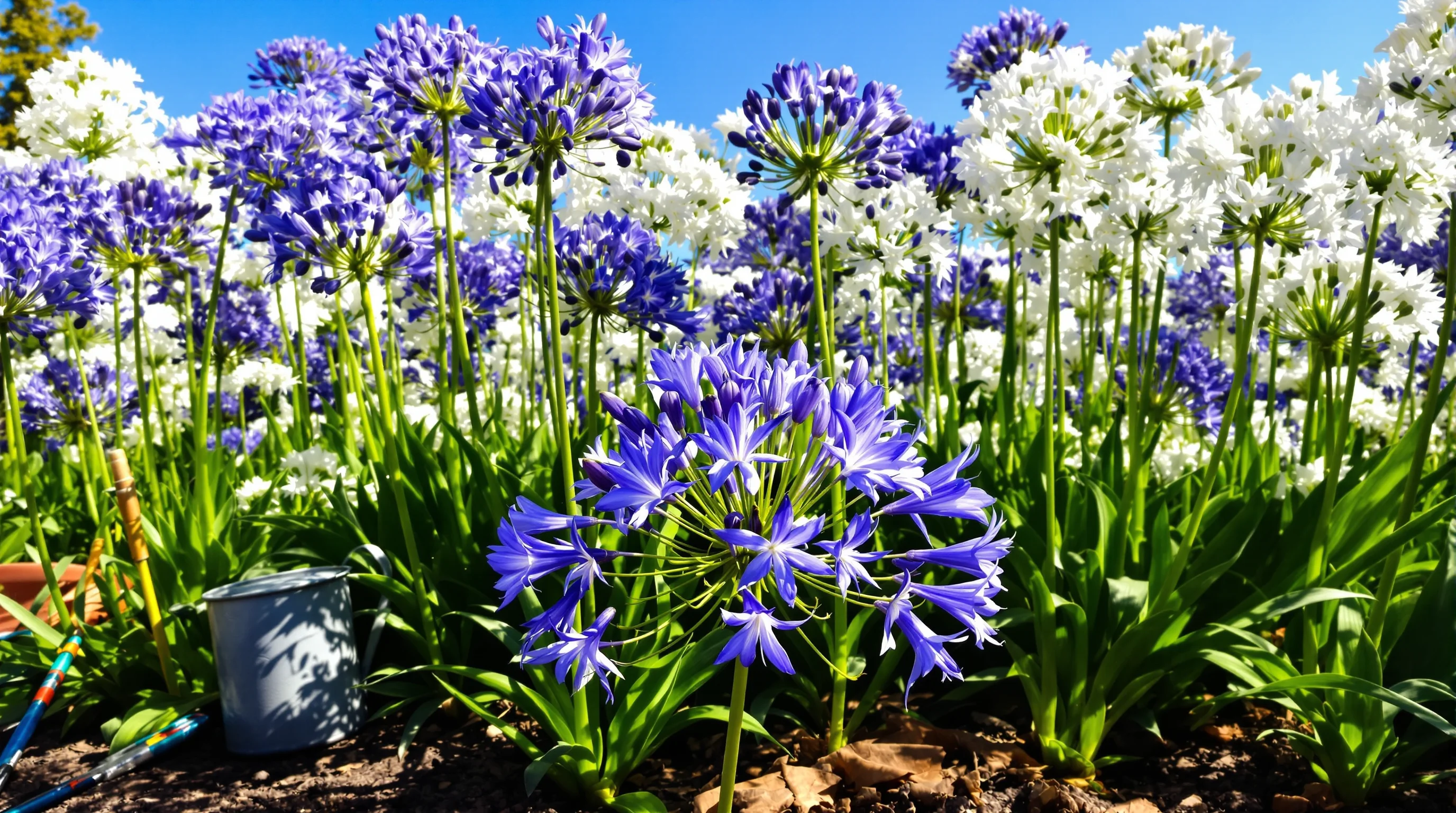 Agapantos: los cuidados esenciales para una floración espectacular en tu jardín