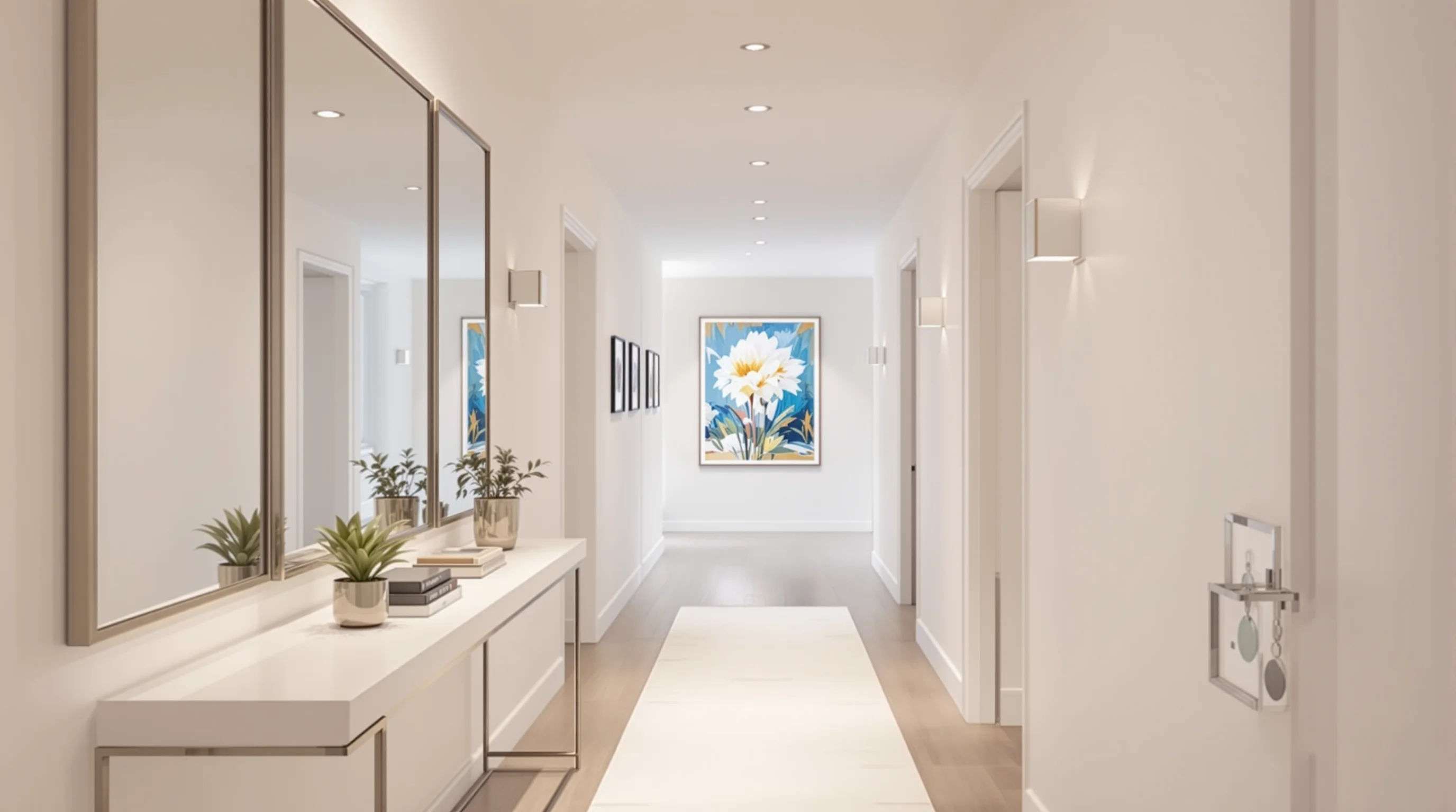 Decoración de pasillos largos: 9 ideas para ganar amplitud y estilo