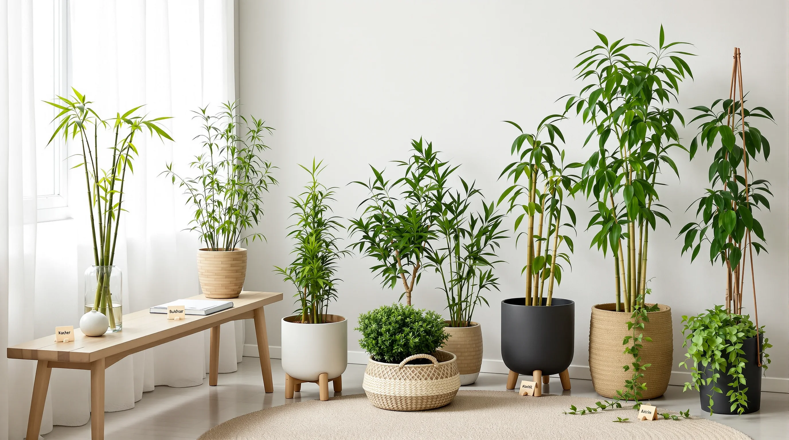 Plantas de bambú interior: las 7 especies ideales para apartamentos