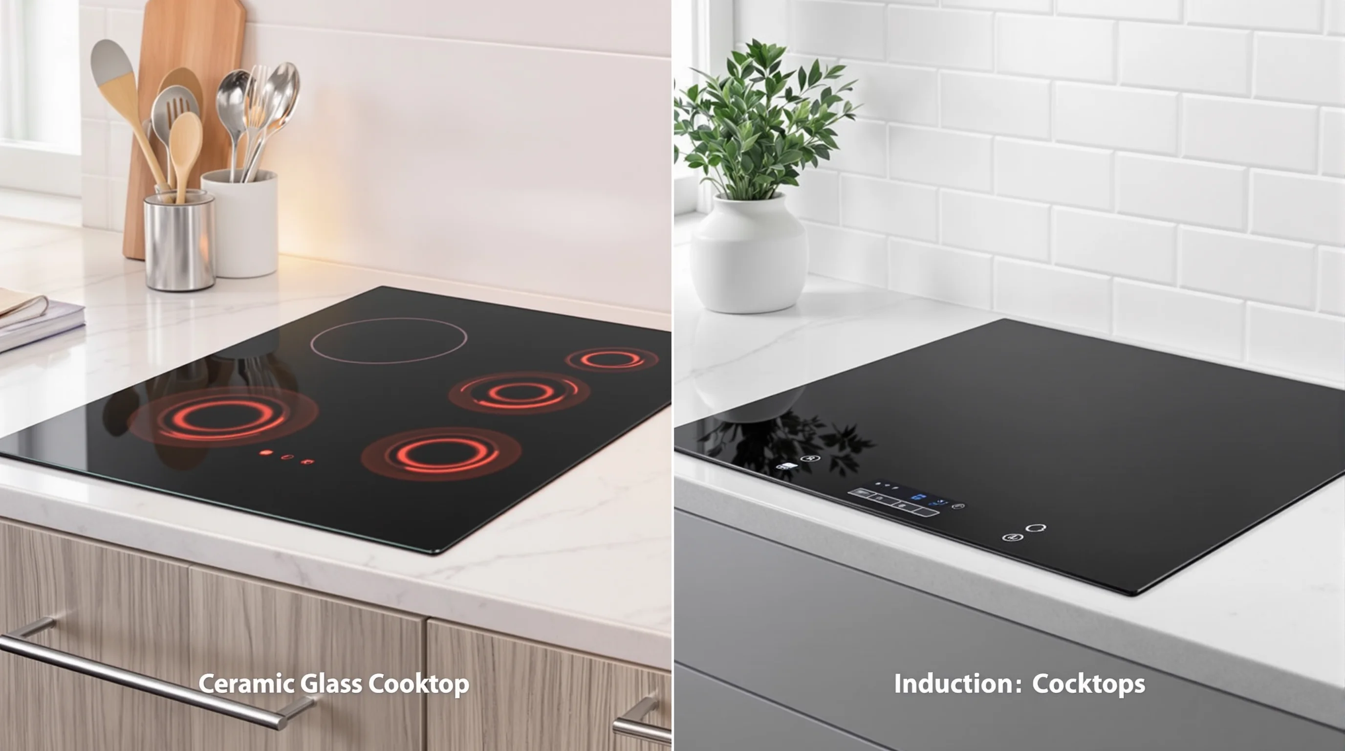 Vitrocerámica o inducción: ¿qué elegir para una cocina eficiente?